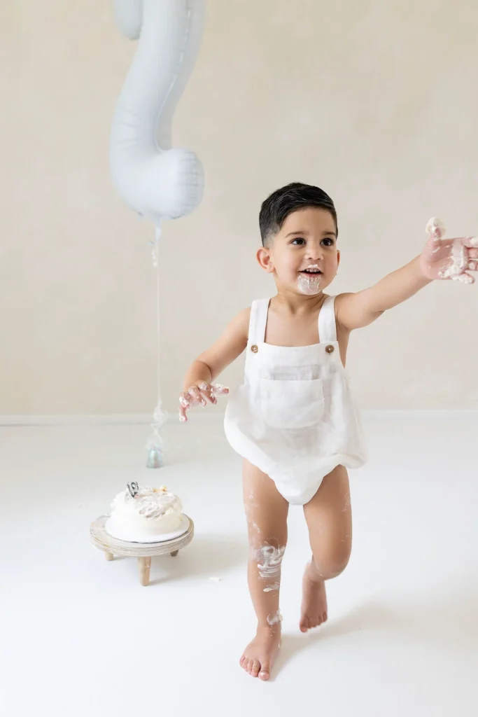 Cake Smash Photos Burlington - ONE Year Old Birthday Photos - Charlene Arianna Photography
